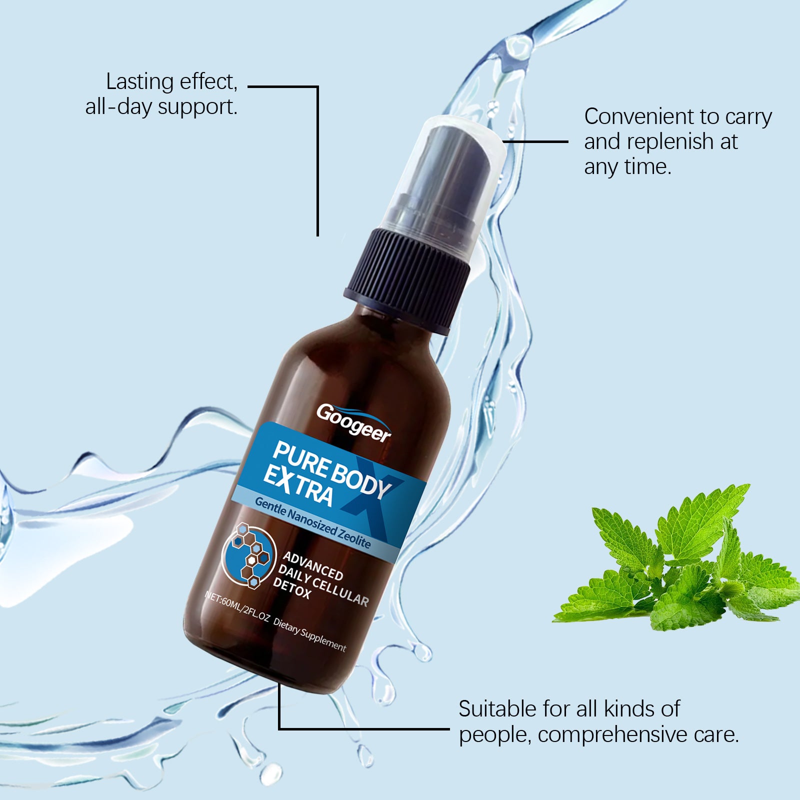 Googeer Body Care Oral Spray Body Treatment