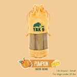Pumpkin Cheese Chews for Dogs