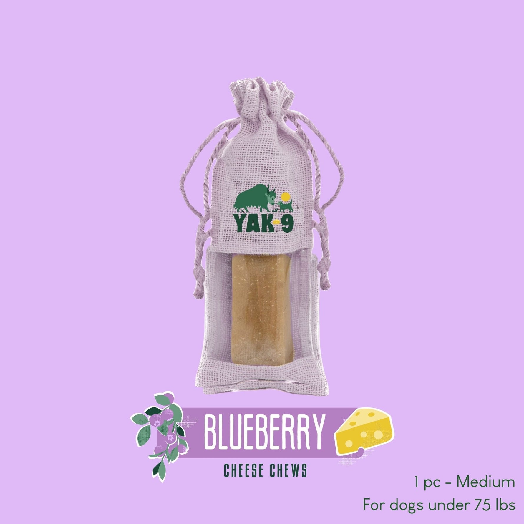 Blueberry Cheese Chews for Dogs