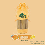 Pumpkin Cheese Chews for Dogs