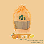Pumpkin Cheese Chews for Dogs