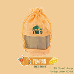Pumpkin Cheese Chews for Dogs