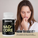 BSYS NAD Supplements  Anti-Aging Vitality Support  Metabolic & Cognitive Health Boost  Mitochondrial Energy Enhancement  Healthy Weight Management & Insulin Balance Aid  Active Aging Formul