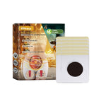 Detox slimming patch packaging with bee venom, promoting digestive health and uterine detoxification, 10 patches in box.