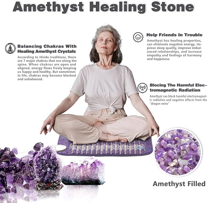 Amethyst Far Infrared Heating Pad
