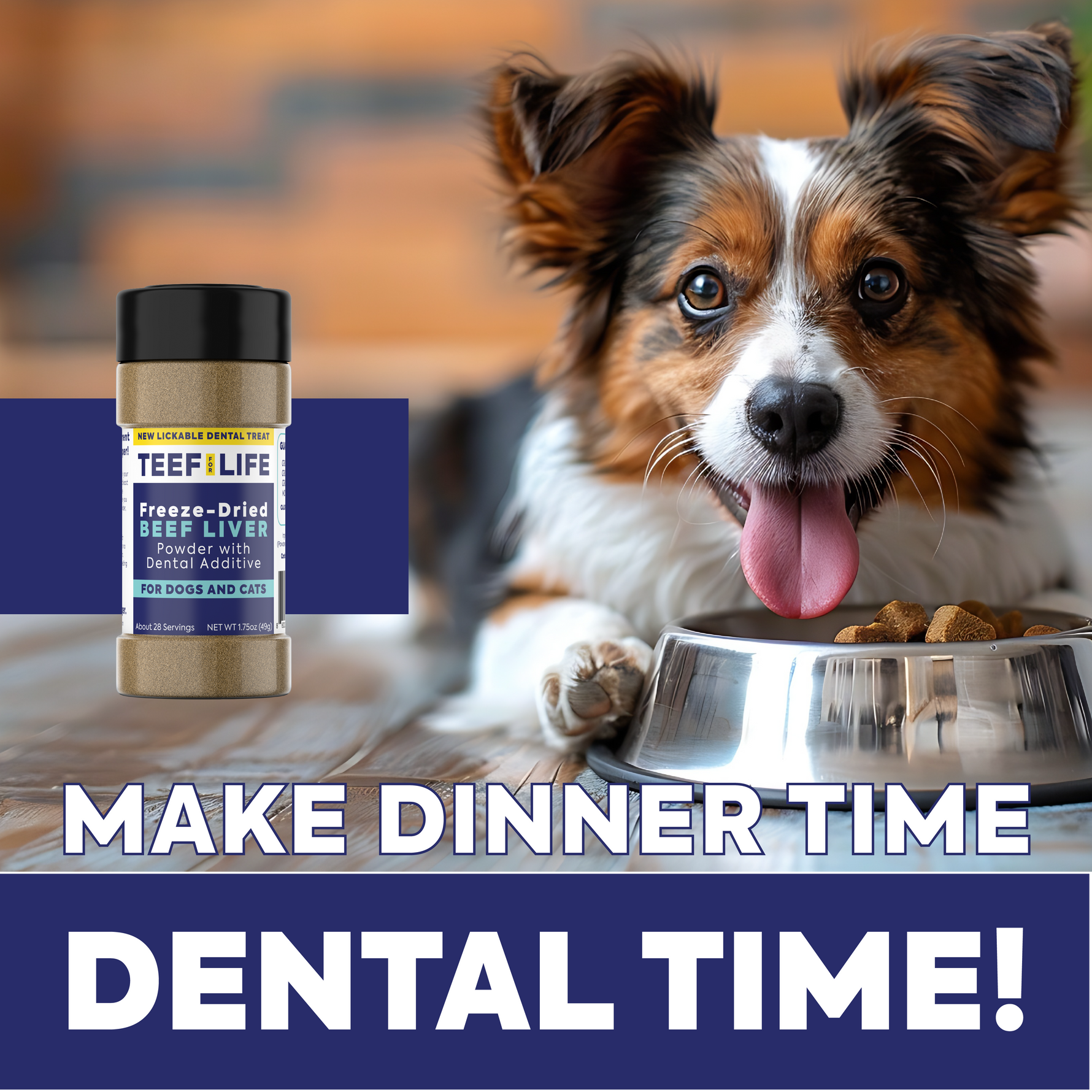 Lickable Treat Powder - Dog and Cat Formula (Beef Liver or Salmon)