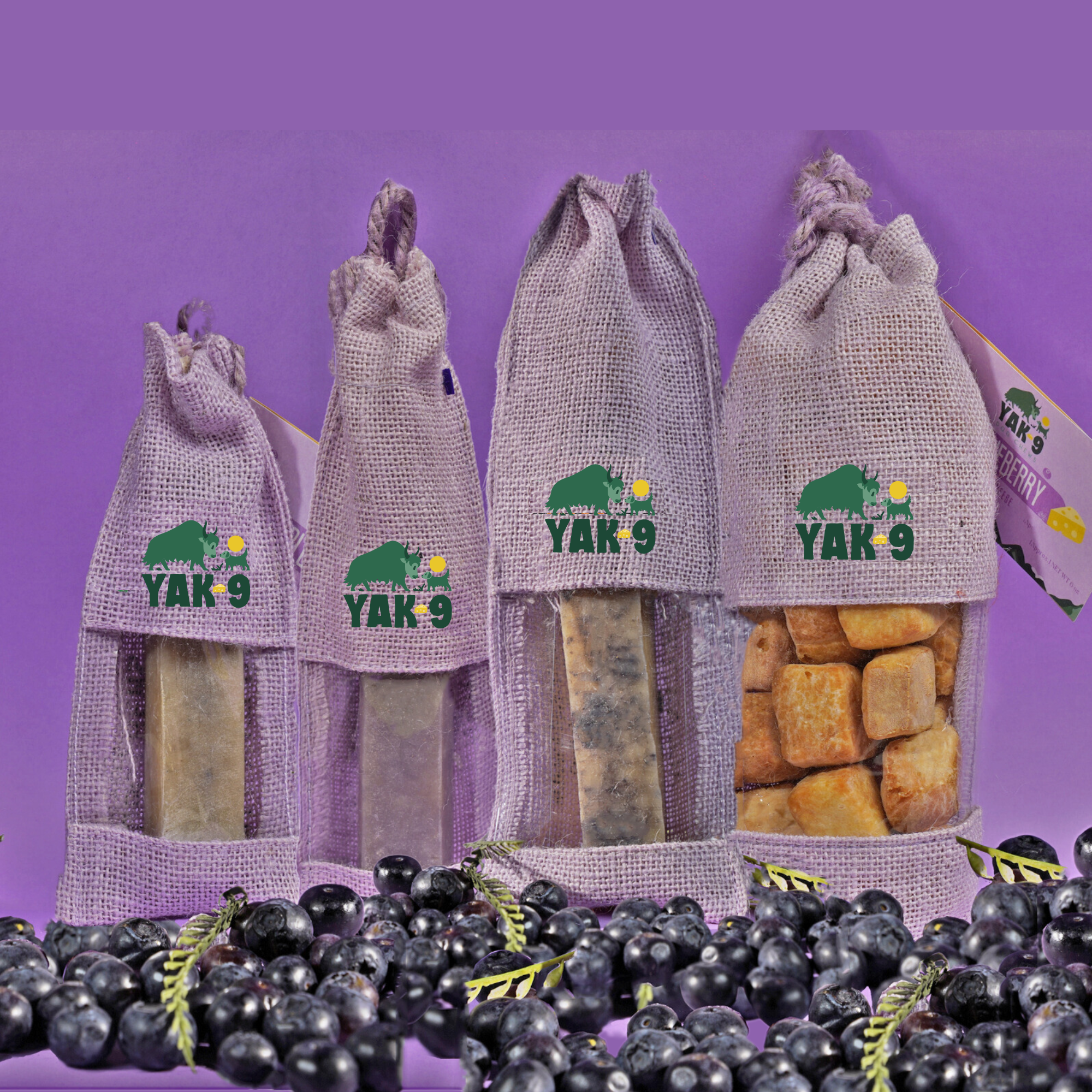 Blueberry Cheese Chews for Dogs