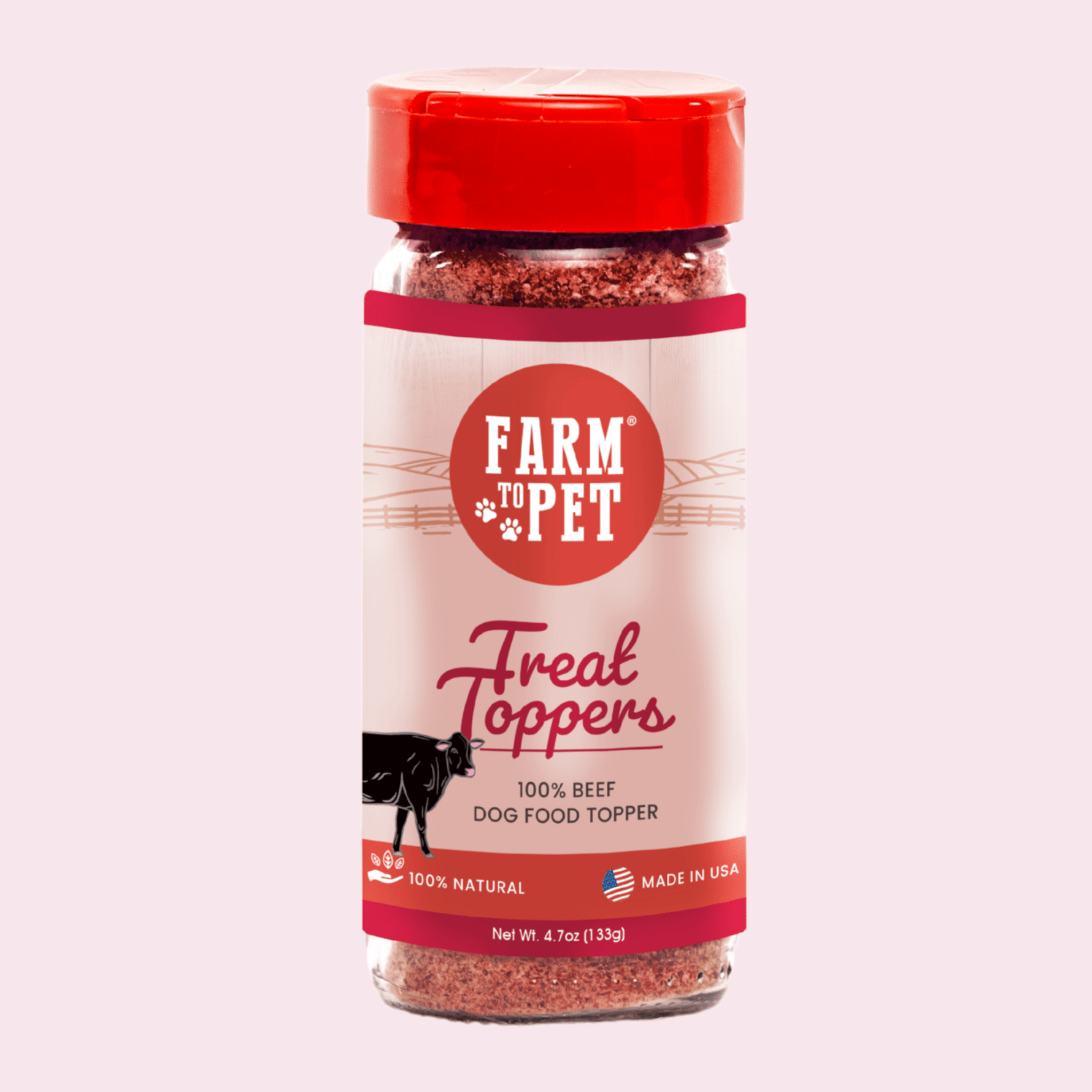 Treat Topper Beef Dog Food Topper | Powdered Meal Topper for Pets