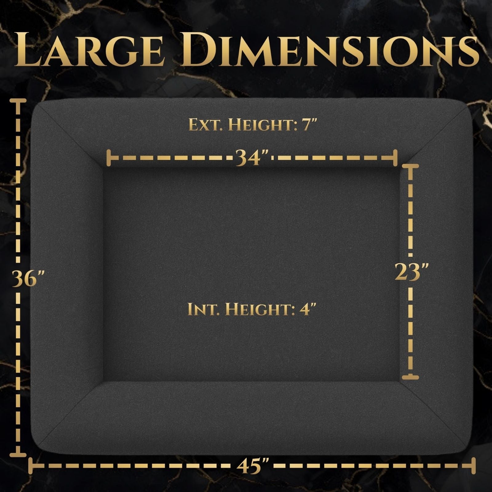 Luxury Orthopedic Dog Bed