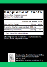 Quercetin Plus Supplement - 60 Capsules