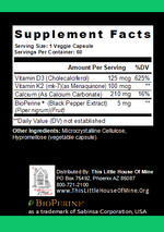 K2 D3 Vitamin Supplement - 60 Capsules