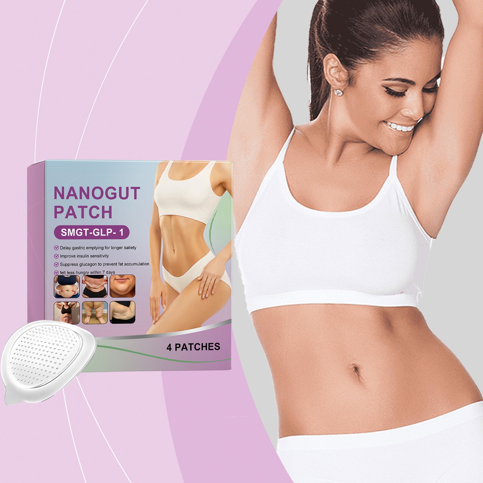 Body Nursing Adhesive Bandage Light Body Display