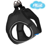 Plush Step In Air Mesh Harness - Black