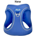 Plush Step In Air Mesh Harness - Cornflower (Front D-Ring)